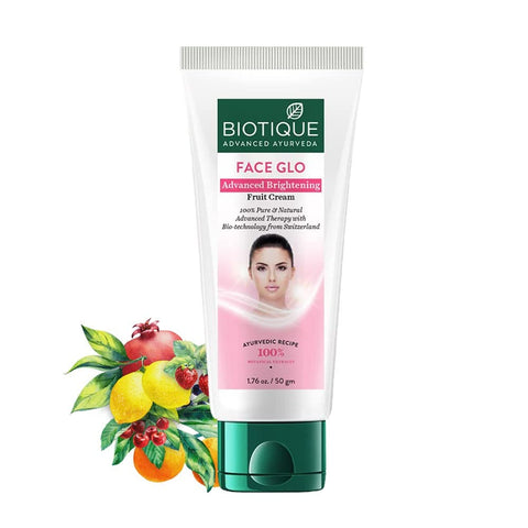 biotique face glo advance brightening fruit cream (50 gm)
