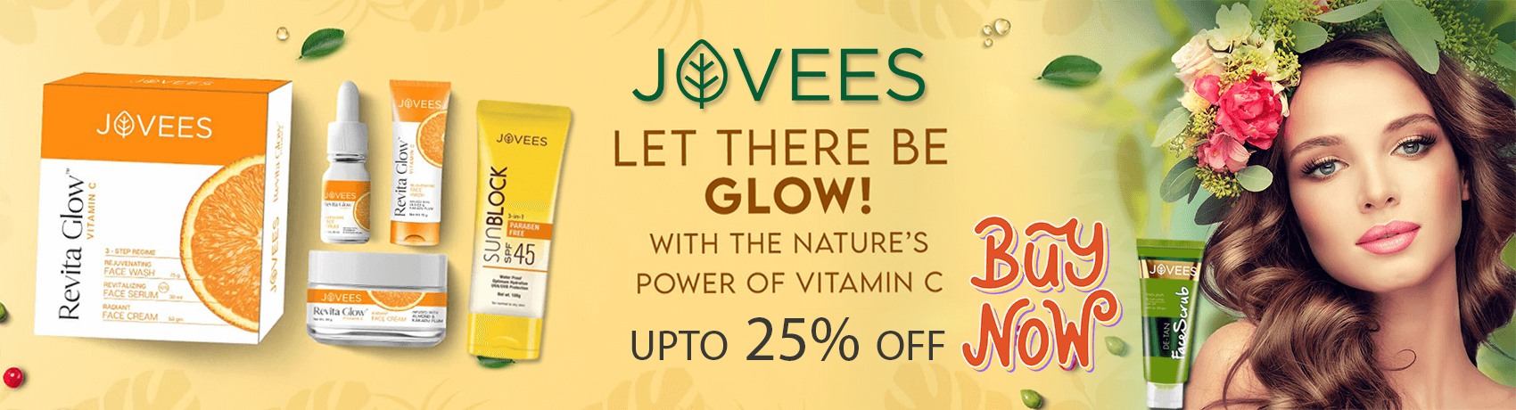 Jovees best skincare products upto 25% off online on Beuflix