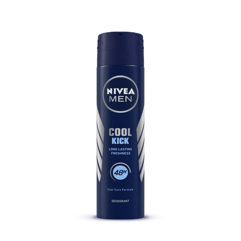 nivea men deodorant, cool kick, 48h long lasting freshness - 150 ml