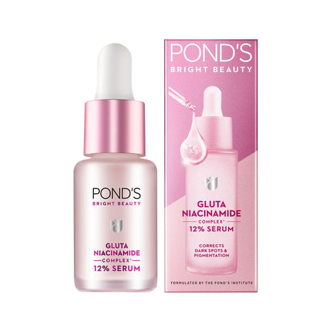 pond's bright beauty anti-pigmentation serum with 12% gluta- niacinamide complex (14 ml)