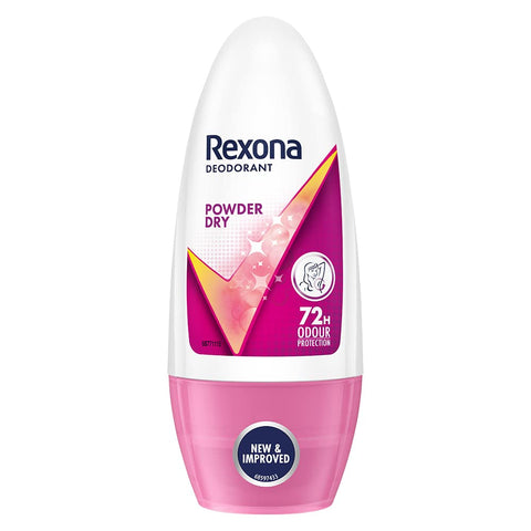 rexona powder dry underarm odour protection roll on (50 ml)
