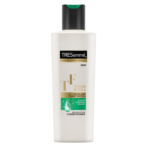 tresemme thick & full conditioner, with biotin and wheat protein