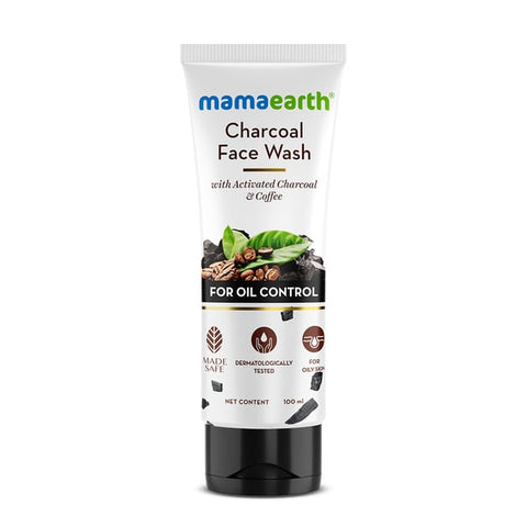 mamaearth charcoal face wash for oil control (100 ml)