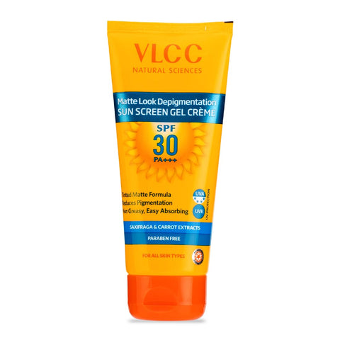 vlcc matte look depigmentation spf 30 pa ++ sunscreen gel cream (50 gm)