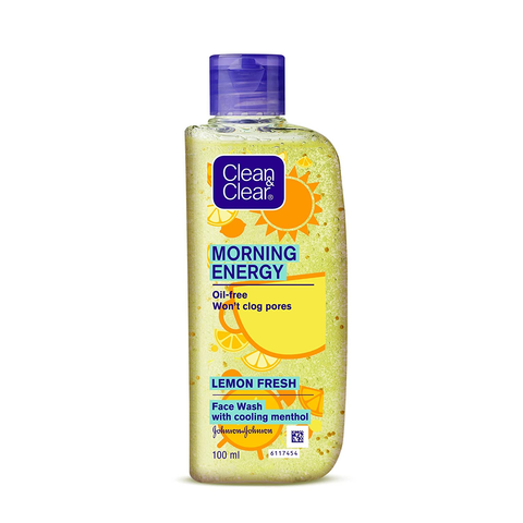 clean & clear morning energy lemon face wash