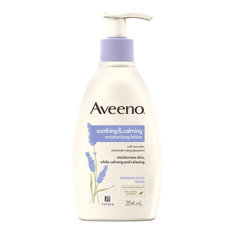 aveeno soothing and calming moisturizing lotion - 354 ml