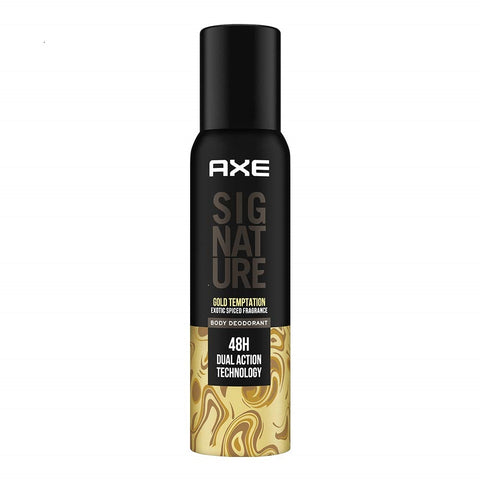 axe signature gold temptation body deodorant (122 ml)