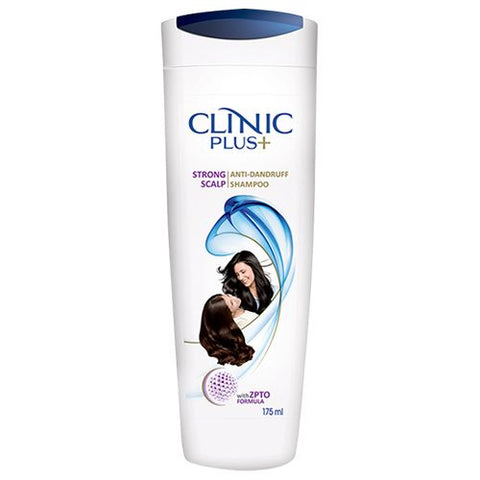 clinic plus anti-dandruff shampoo for strong scalp, with zpto formula