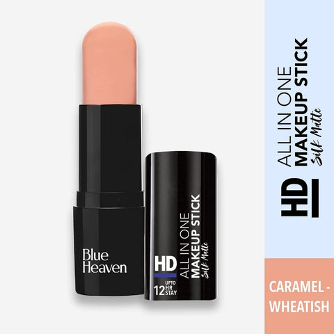 blue heaven hd all in one make up stick - caramel wheatish - 10 gms