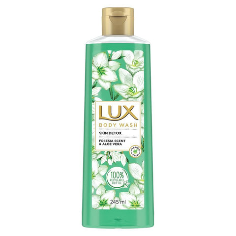 lux body wash freesia scent & aloevera - 245 ml