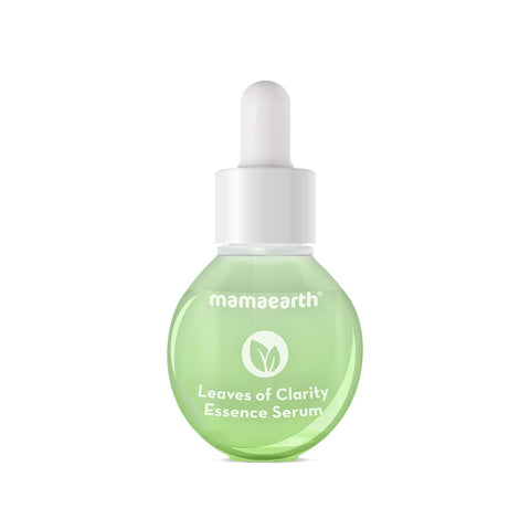 mamaearth leaves of clarity essence serum with neem & salicylic acid for clear skin (30 ml)