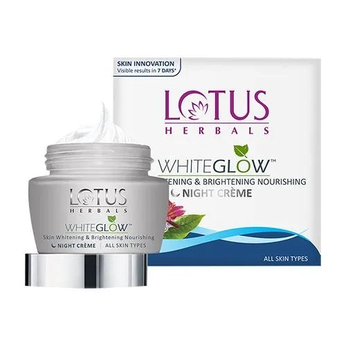 Lotus Herbals WhiteGlow Skin Brightening Nourishing Night Creme