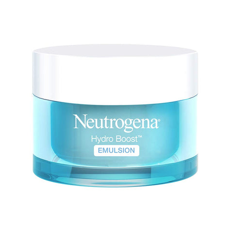 neutrogena hydro boost emulsion face moisturizer with 10x hyaluronic acid for dry skin - 50 gms