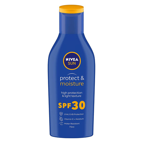 nivea sun lotion with spf 30, uva & uvb protection water resistant sunscreen