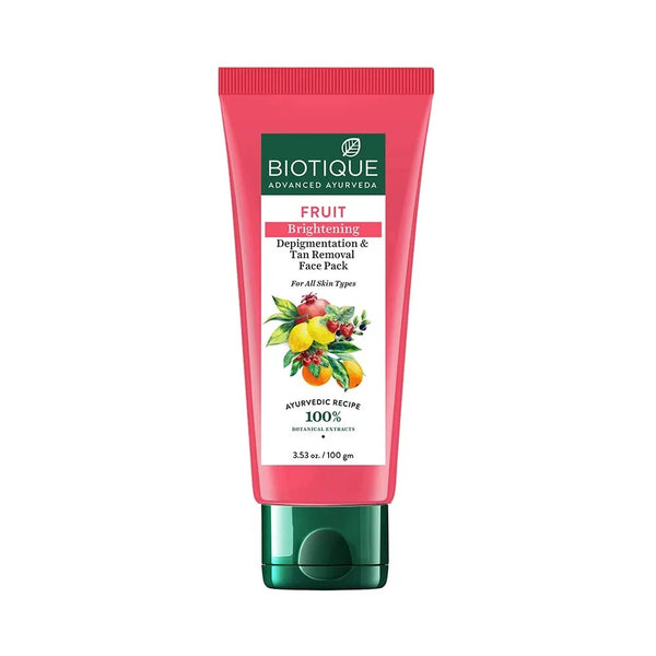 Biotique Fruit Brightening Depigmentation Tan Removal Face Pack