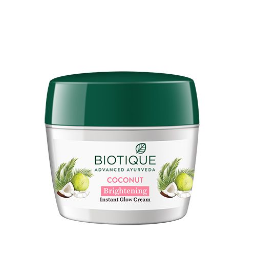 Biotique Coconut Brightening Instant Glow Cream for All Skin Types