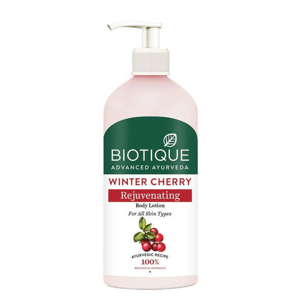 Biotique Winter Cherry Rejuvenating Body Lotion Beuflix BEUFLIX