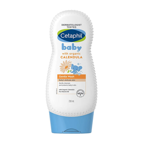 cetaphil baby wash & shampoo with organic calendula (230 ml)
