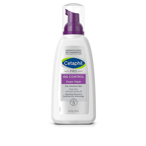 cetaphil pro oil control foam face wash for acne & oily prone skin (236 ml)