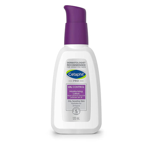 cetaphil pro oil control moisturising lotion for oily & acne prone skin with spf 30 (120 ml)