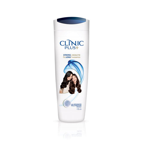 clinic plus strong & long, milk protein & multi-vitamin health shampoo