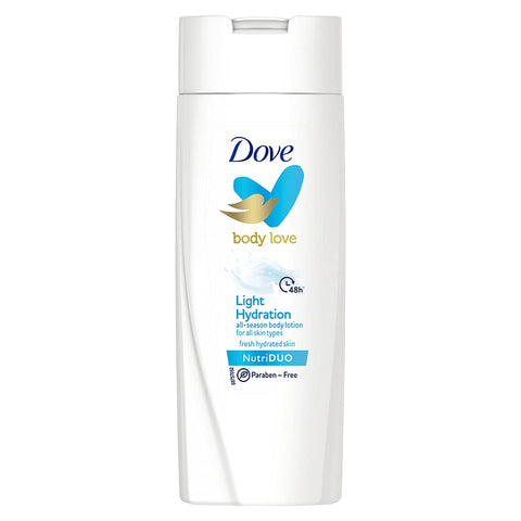 dove body love light hydration body lotion for all skin types