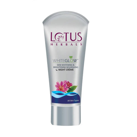 lotus herbals whiteglow skin brightening & nourishing night cream