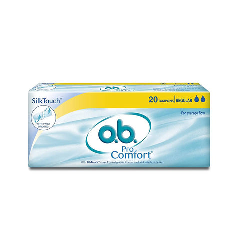 o.b. pro comfort tampons regular - for average flow