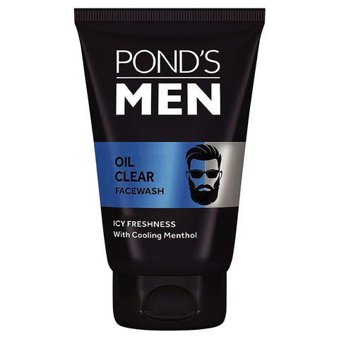ponds men oil clear facewash with cooling menthol (100 gm)