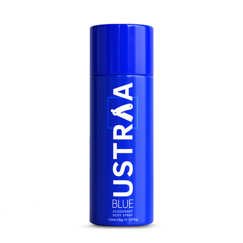 ustraa blue deodorant body spray - 150 ml