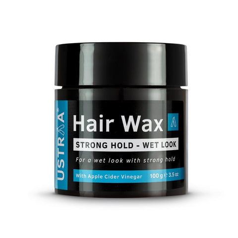 ustraa hair wax - strong hold, wet look (100 gm)