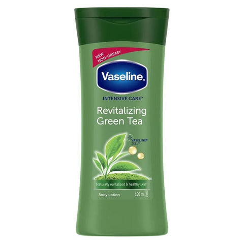 vaseline intensive care revitalizing green tea body lotion - 100 ml