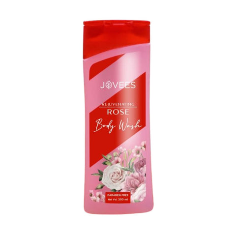 jovees rose moisturising body wash (300 ml)