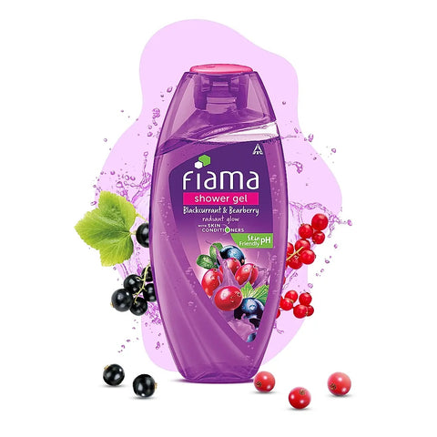 fiama blackcurrant & bearberry shower gel
