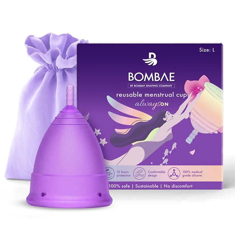 bombae reusable menstrual cup - large size