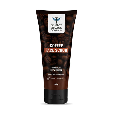 bombay shaving company deep cleansing & exfoliating coffee face scrub (100 gm)