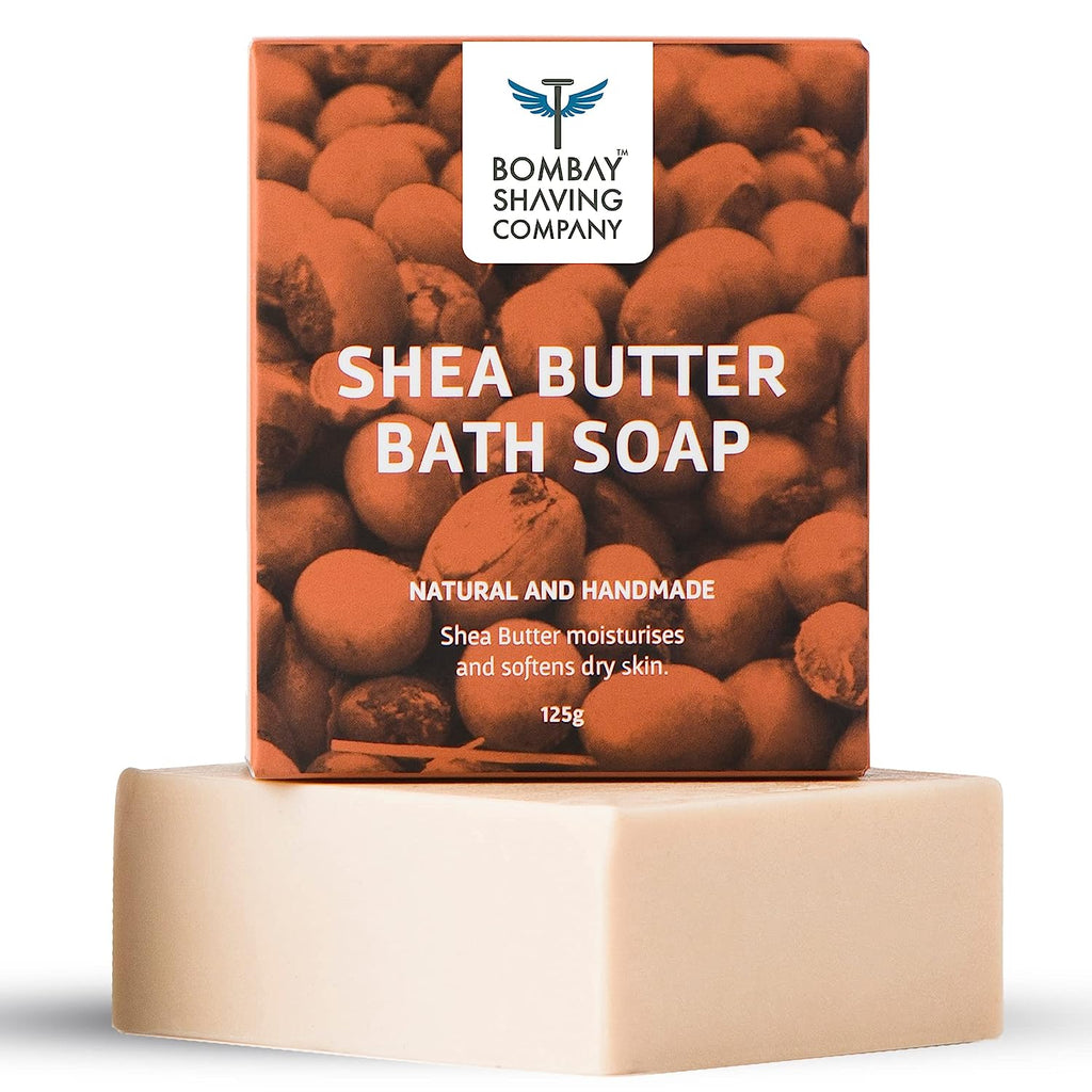 Bombay Shaving Company Shea Butter Moisturizing Bath Soap with Extra Virgin Coconut Oil and Honey - 125 gms