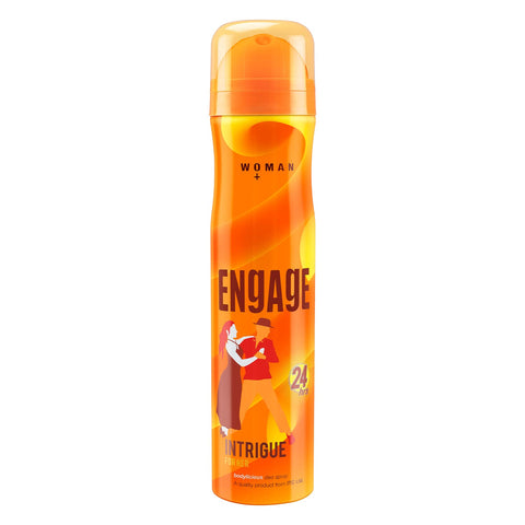engage intrigue for her deodorant for women, sweet and sophisticated, skin friendly (150 ml)