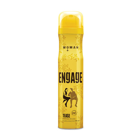 engage tease deodorant for women citrus and floral skin friendly (150 ml)