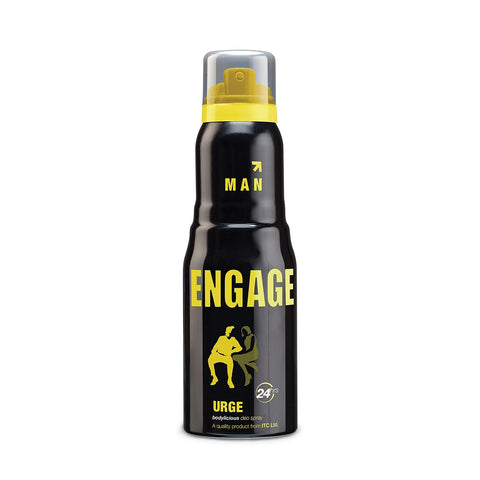 engage urge deodorant for men citrus & woody skin friendly (150 ml)