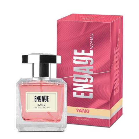 engage yang eau de parfum for women floral and fruity fragrance skin friendly (90 ml)