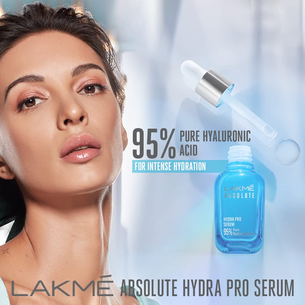 Lakme Absolute Hydra Pro Face Serum with Hyaluronic Acid - 30 ml