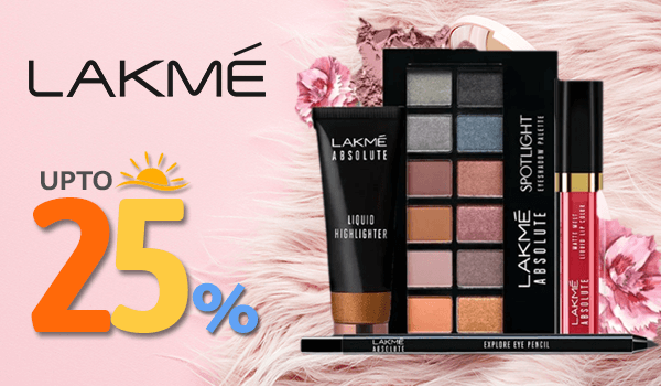 Upto 25% off on Lakme at Beuflix