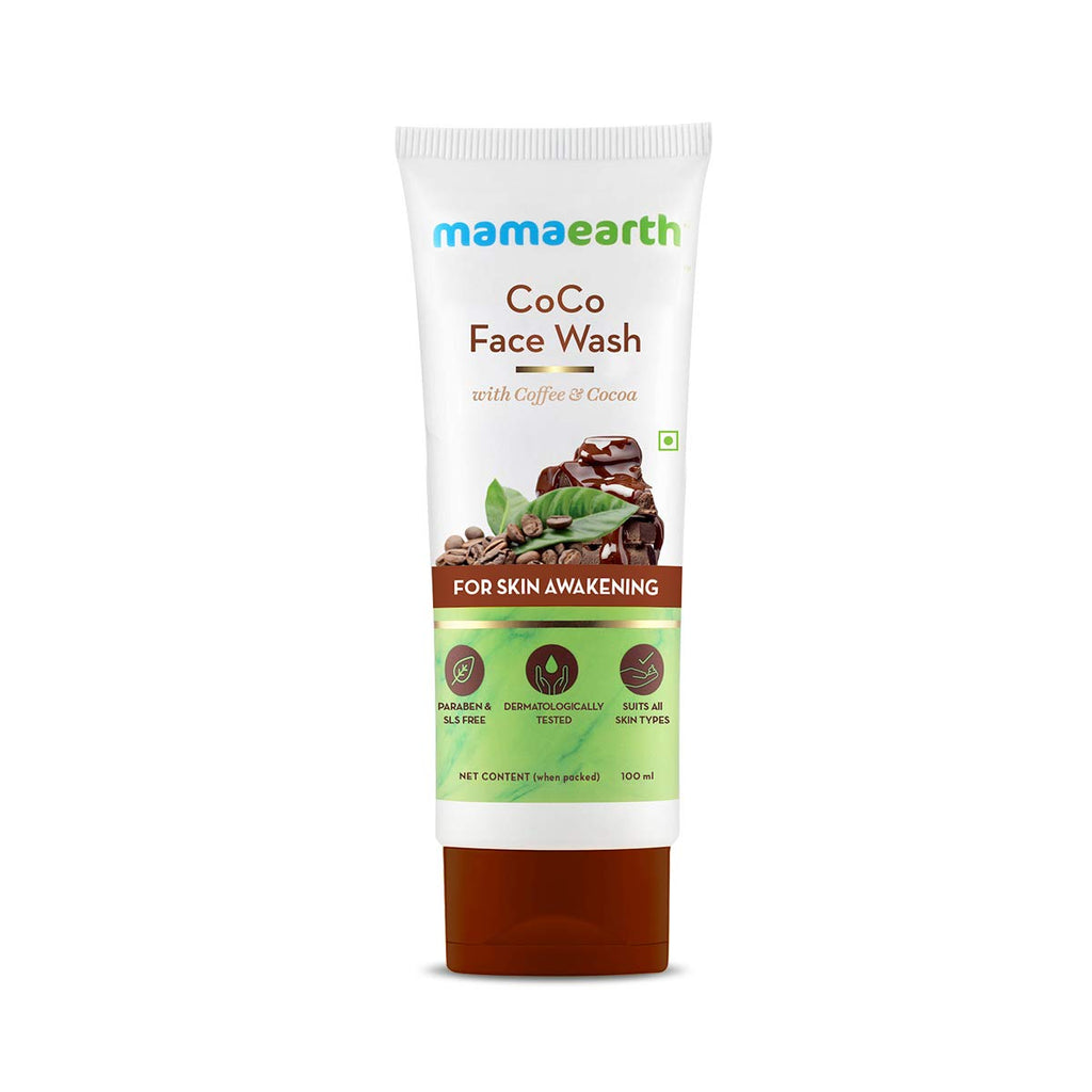 Mamaearth CoCo Face Wash with Coffee and Cocoa for Skin Awakening - 100 ml