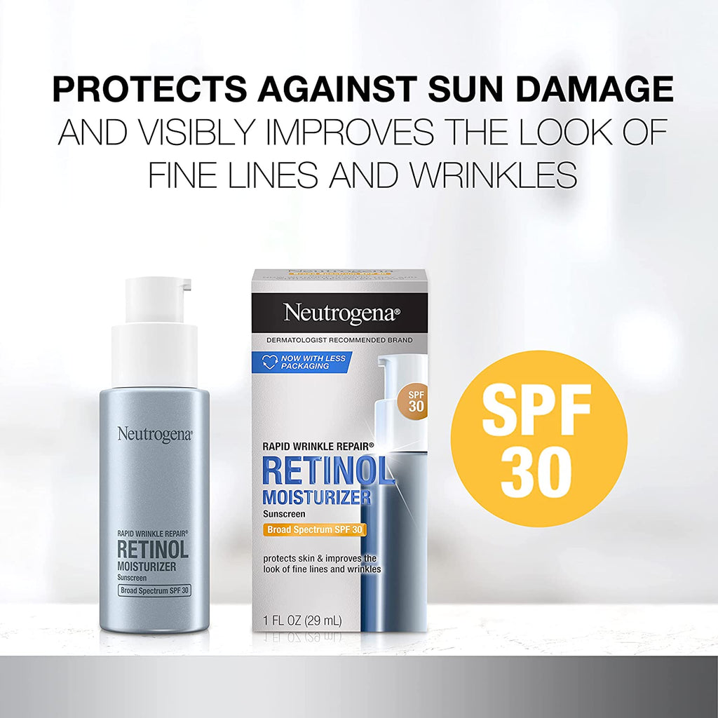 Neutrogena Rapid Wrinkle Repair Day Moisturizer And Sunscreen SPF 30 - 29 ml
