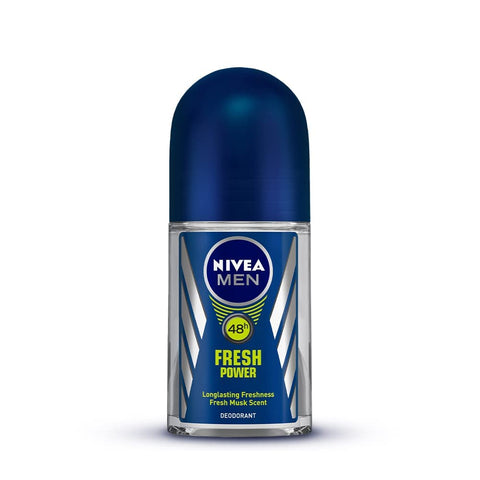 nivea men fresh power roll on deodorant for men - 50 ml