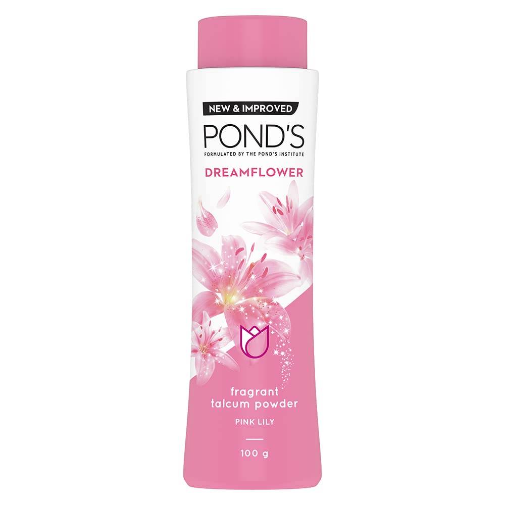 Ponds Dreamflower, Pink Lily Fragrant Talcum Powder