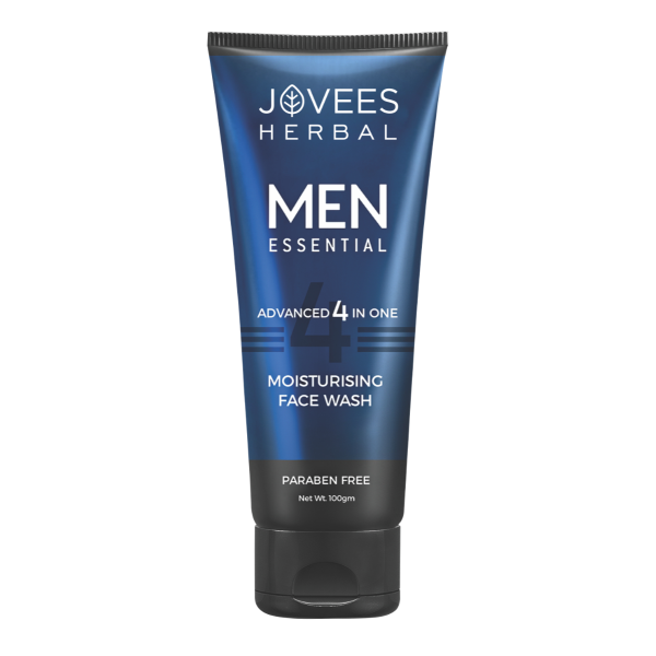 Jovees Men's Essential Advanced 4 in 1 Moisturizing Face Wash