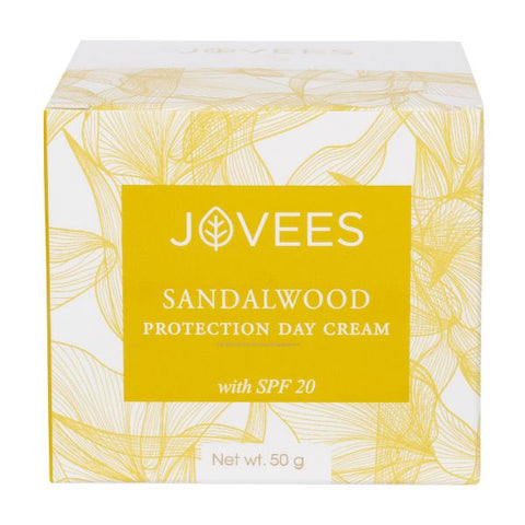 jovees sandalwood protection day cream spf 20 (50 gm)