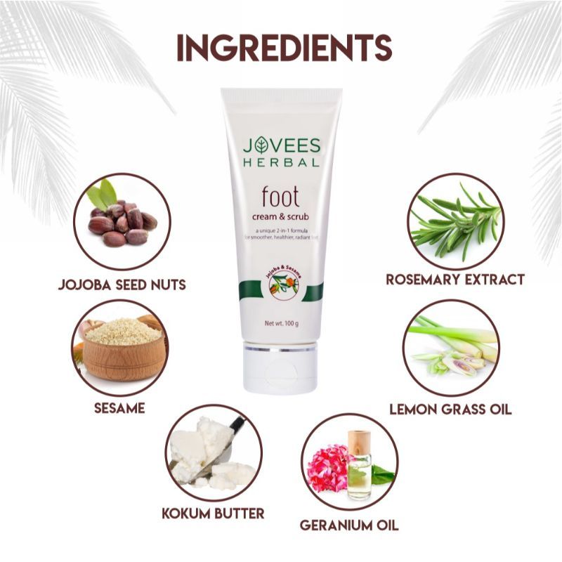 Jovees Foot Care Cream & Scrub